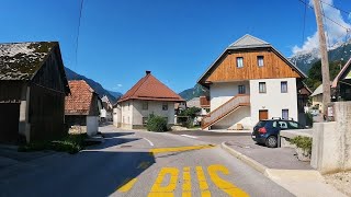 TRIGLAV scenic drive 🇸🇮 driving through beautiful villages  Slovenia [upl. by Gnni553]