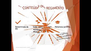 REGULAÇÃO DA EDUCAÇÃO SUPERIOR REGIMENTO DE IES [upl. by Mainis]