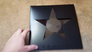 Unboxing  David Bowie Blackstar Vinyl LP 2016 Columbia 88875173871 [upl. by Anayeek]