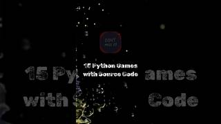 15 Python Games with Source code python coding games viral shorts trending project tutorial [upl. by Longmire]