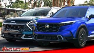 2023 Honda CRV Vs 2023 Kia Sportage  Which one is your favourite [upl. by Odlauso]