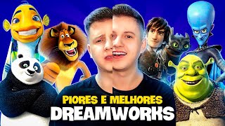 Piores e Melhores ANIMAÇÕES DREAMWORKS [upl. by Bbor]