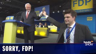 Die FDP fliegt aus dem Bundestag Und wir bitten um Entschuldigung  heuteshow vom 13122013 [upl. by Arissa]