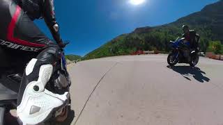 Honda VFR1200F Delkevic carbon exhaust sound 1237cc V4 engine [upl. by Aratahc491]