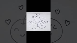 How To Drow Cherry shortvideo [upl. by Meli785]