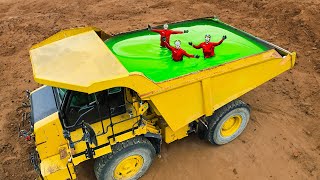 I Filled My Dump Truck With Slime [upl. by Cleon]