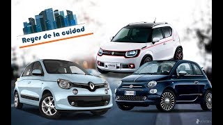 Coches pequeños  Renault Twingo VS Fiat 500 VS Suzuki Ignis [upl. by Lorry]