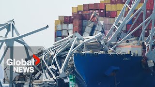 Baltimore bridge collapse What you need to know about supply chain disruptions [upl. by Lesab879]