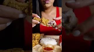 JOLLIBEE MUKBANG 🍗🍔🤤 asmr eatingsounds jollibee [upl. by Ardnuassac]