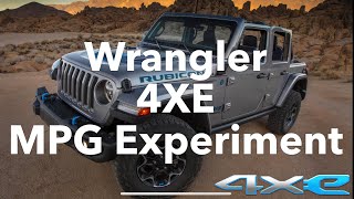 Wrangler 4XE MPG Experiment [upl. by Shum]