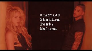 Chantaje Shakira feat Maluma lyrics jeaz [upl. by Venu972]