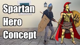 For Honor  Spartan Hero Moveset amp Feats [upl. by Booth]