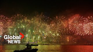 New Years 2024 countdown celebrations amp fireworks around the world  PART 2 [upl. by Vassaux]