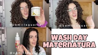 Wash day bio con maternatura💥 non mi è piaciuto tutto [upl. by Imar]