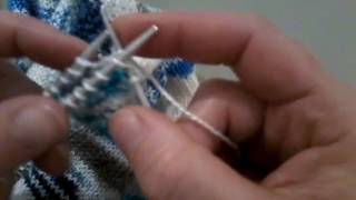 Tuto tricot  rabattre des mailles à 3 aiguilles [upl. by Aciram]