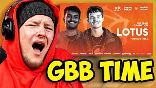 CHEZAME Reacts  Lotus 🇺🇸 I GRAND BEATBOX BATTLE 2023 WORLD LEAGUE I Tag Team Elimination [upl. by Yeslaehc840]