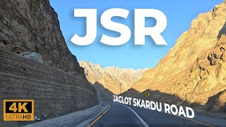 Cruising on Jaglot Skardu Road  Most scenic route of Gilgit Baltistan  4K GoPro Hero 11 [upl. by Theola]