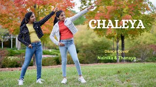 Chaleya Hindi  JAWAN  Dance Cover  Nainika amp Thanaya [upl. by Lebana]