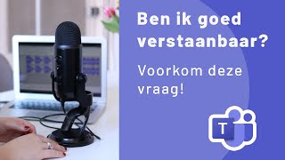 Camera en microfoon instellen en testen in Microsoft Teams [upl. by Yclehc]