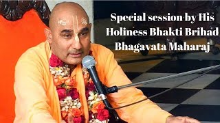 Special Lecture By HH Bhakti Brihad Bhagavata Swami Maharaj [upl. by Ozmo507]