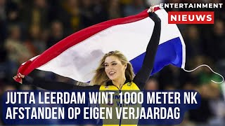 Jutta Leerdam Triomfeert op 1000m  NK Afstanden op Eigen Verjaardag [upl. by Colet]