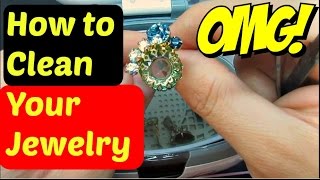 How to Clean Vintage Costume Jewelry  Jewelry Cleaning Tutorial [upl. by Cesaria]