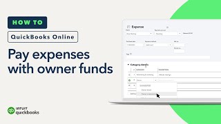 How to pay expenses with owner funds in QuickBooks Online [upl. by Candless]