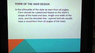 14 Cosmetology Principles of Hair Design THEORY for state board exam [upl. by Dlonra]