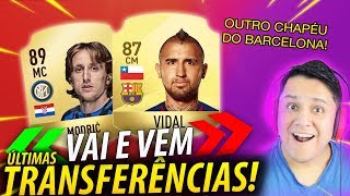 VIDAL CONFIRMADO NO BARCELONA MODRIC quer sair do REAL TRANSFERÊNCIAS DO FUTEBOL 😱🔥 [upl. by Gilburt]