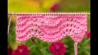 ZIG  ZAG KNITTING PATTERN [upl. by Hardwick]