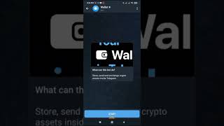 How to create a crypto wallet in less than 60 seconds — Creating TON wallet in Telegram [upl. by Antoinette]