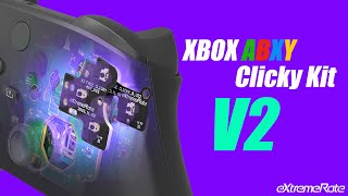 Xbox Series XS Controller ABXY Clicky Kit V2 Installation Guide  eXtremeRate [upl. by Lindy]