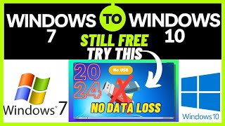 How to Upgrade Windows 7 to Windows 10 free in 2024 Works 100 [upl. by Laenaj]