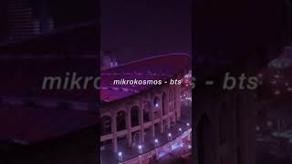 quotmikrokosmosquot  bts but theyre doing soundcheck at the stadium right by your hotel balcony [upl. by Aihsiyt620]