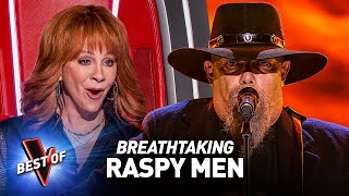 RASPIEST Male Voices in the Blind Auditions of The Voice [upl. by Asiral]