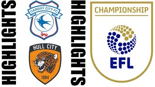 Hull City vs Cardiff City 41 Highlights  EFL Championship 2425 [upl. by Ebaj102]