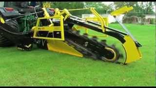 AFT 100 Cable  Pipe laying trencher httpwwwtrencherscouk [upl. by Apoor379]