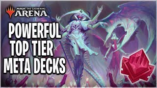 TOP 5 COMPETITIVE MTG META STANDARD TIER 1 DECKS  Best of Three  MTG ARENA [upl. by Anatnas23]