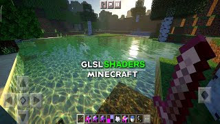 MCPE 118  GLSL Shader 2021 BETA 1 BETA 2  by GFP Coder [upl. by Yednil]