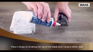 WAHL  How to Oil Your Pet Clipper Blade [upl. by Tedder]