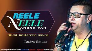 Neele Neele Ambar Par  Hindi Romantic song  Kishore Kumar  Cover  Rudra Saikat  Agamani Studio [upl. by Nagoh]