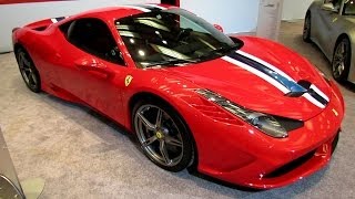 2014 Ferrari 458 Speciale  Exterior and Interior Walkaround  2014 Toronto Auto Show [upl. by Anhpad310]