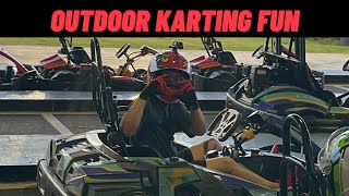 Exciting Outdoor Karting Adventure at TGC Speedway  Thrills and Fun [upl. by Yelsgnik996]