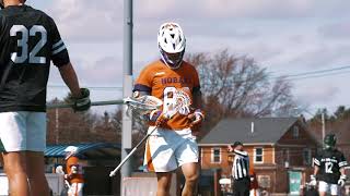 Hobart vs LeMoyne  1st Half  Lacrosse Highlights  Shot by flyboyschu [upl. by Oruntha]