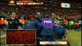 Gol Andres Iniesta España vs Holanda 10 FINAL WORLD SOCCER SUDAFRICA 2010 [upl. by Grant947]