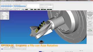 OPTICAM  Erosione a Filo con Asse Rotativo [upl. by Agem]