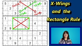 XWings and the Rectangle Rule for Solving Medium to Hard Sudoku Puzzles [upl. by Drahsir119]