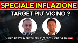 TARGET PIU VICINO  INFLAZIONE USA del 11 Settembre 2024 [upl. by Anat]