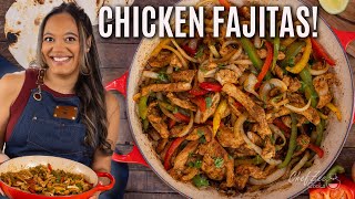 Easy Chicken Fajitas Recipe  Chicken Recipes  Chef Zee Cooks [upl. by Madid866]