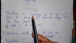 Medical surgical nursing topic  otosclerosis factors diagnosis management nursing accessment [upl. by Gulick]